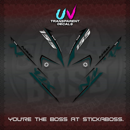 NMAX V1 THAI UV TRANSPARENT DECALS (2020 DESIGN) STICKER DECALS By STICKABOSS