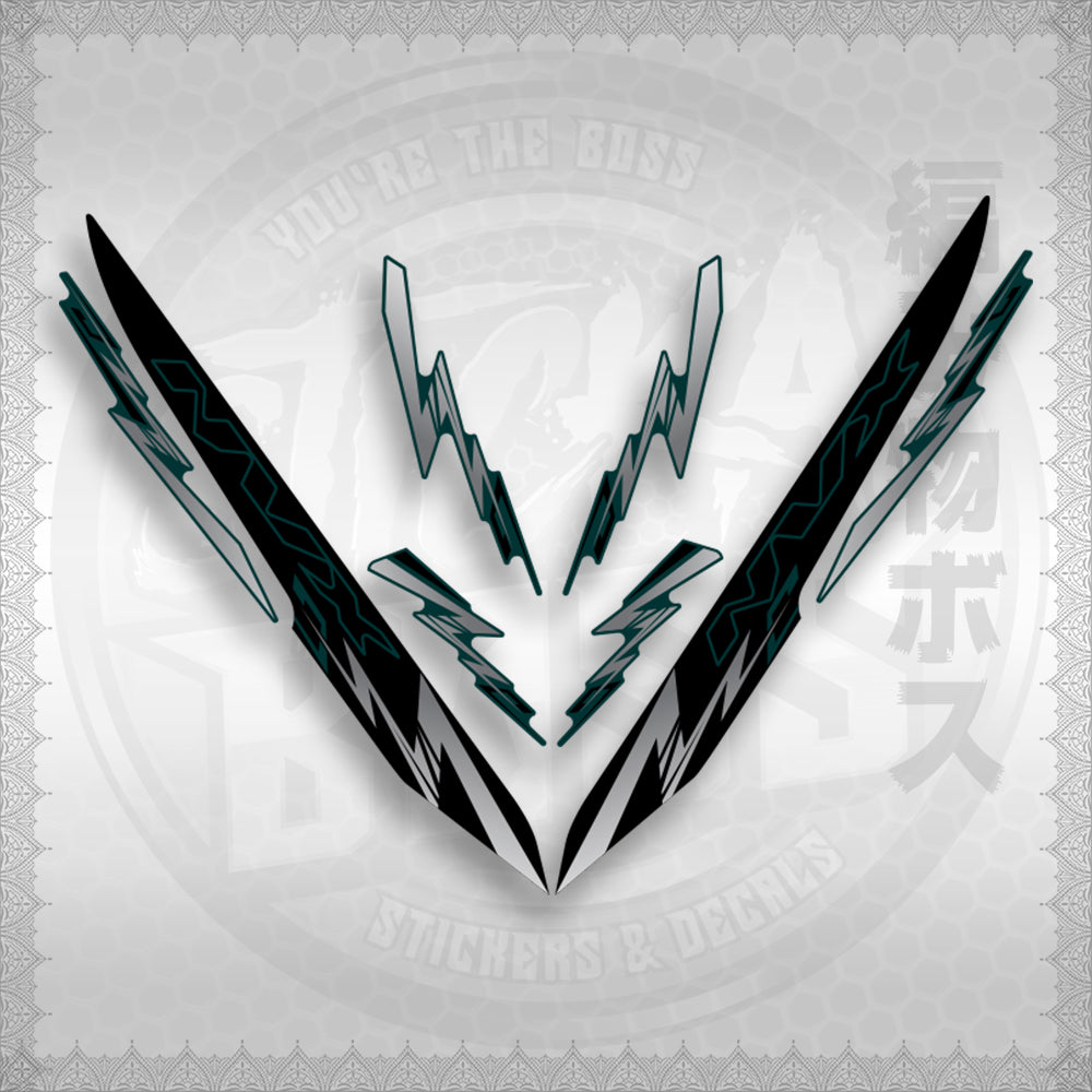 AEROX 155 V1 INDO-MALAY CONCEPT ( NVX ALPHA x OMEGA ) STICKER DECALS By STICKABOSS