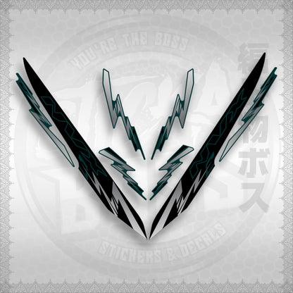 AEROX 155 V1 INDO-MALAY CONCEPT ( NVX ALPHA x OMEGA ) STICKER DECALS By STICKABOSS