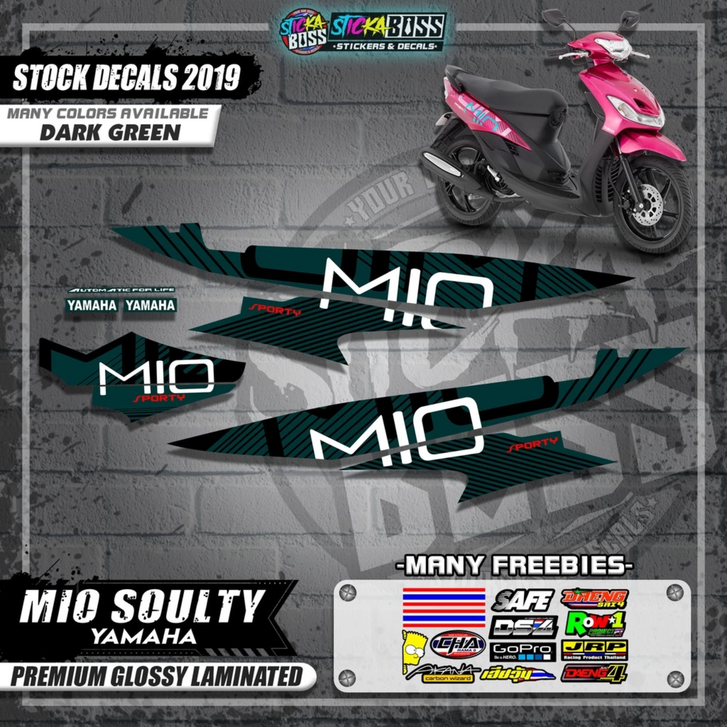 Mio Soulty Stock Decals ( 2019 Design )【WITH FREEBIES】
