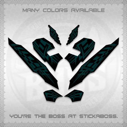 CLICK 125 V3 VARIO INDO-MALAY DECALS (2026 TRIBAL LINES DESIGN) STICKER DECALS By STICKABOSS