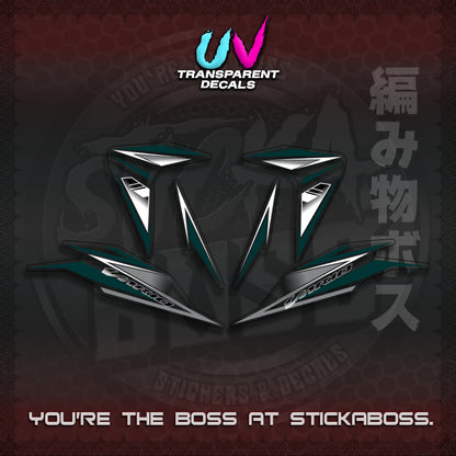 【PREMIUM UV PRINT】CLICK 125 V3 INDO CONCEPT ( TRANSPARENT SLASH BLADE VARIO ) STICKER DECALS By STICKABOSS