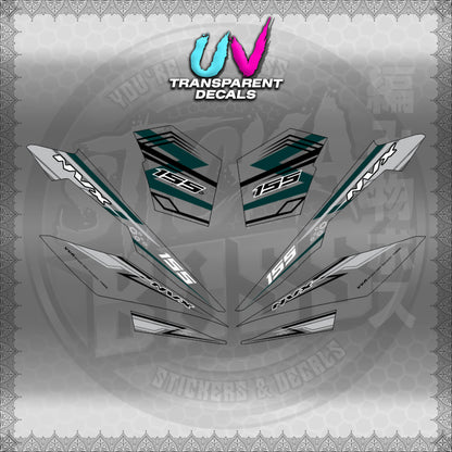 【PREMIUM UV PRINT】TRANSPARENT AEROX V3 ALPHA TURBO INDO (AV3NVRAST) 【WITH FREEBIES】