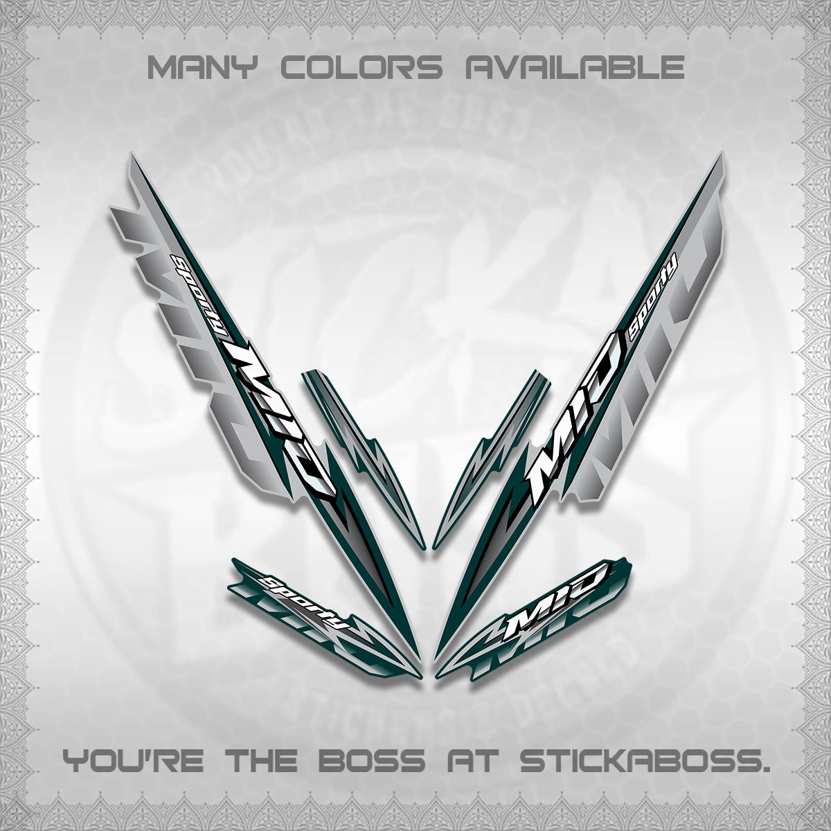 MIO 1 STRIPING DECALS (2026 MS 952) STICKER DECALS By STICKABOSS