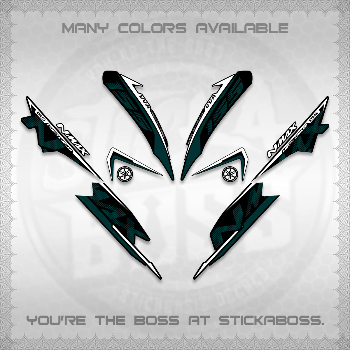 NMAX V1 THAI DECALS (2020 DESIGN) STICKER DECALS By STICKABOSS
