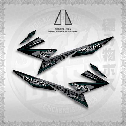 STICKER DECALS for RAIDER 150 FI THAI (RFISATH01DE) By STICKABOSS (SOFIE LAMINATED WATERPROOF)
