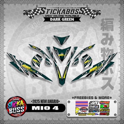 MIO 4 STICKER DECALS ( 2025 NEW AMARIO )【WITH FREEBIES】