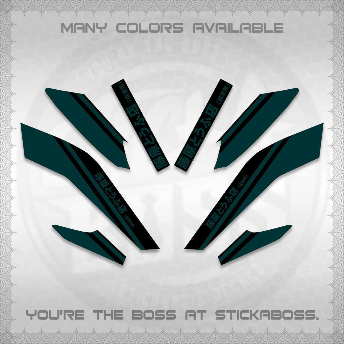 NMAX V2 DECALS (TRUENO STYLE DESIGN) STICKER KITS By STICKABOSS