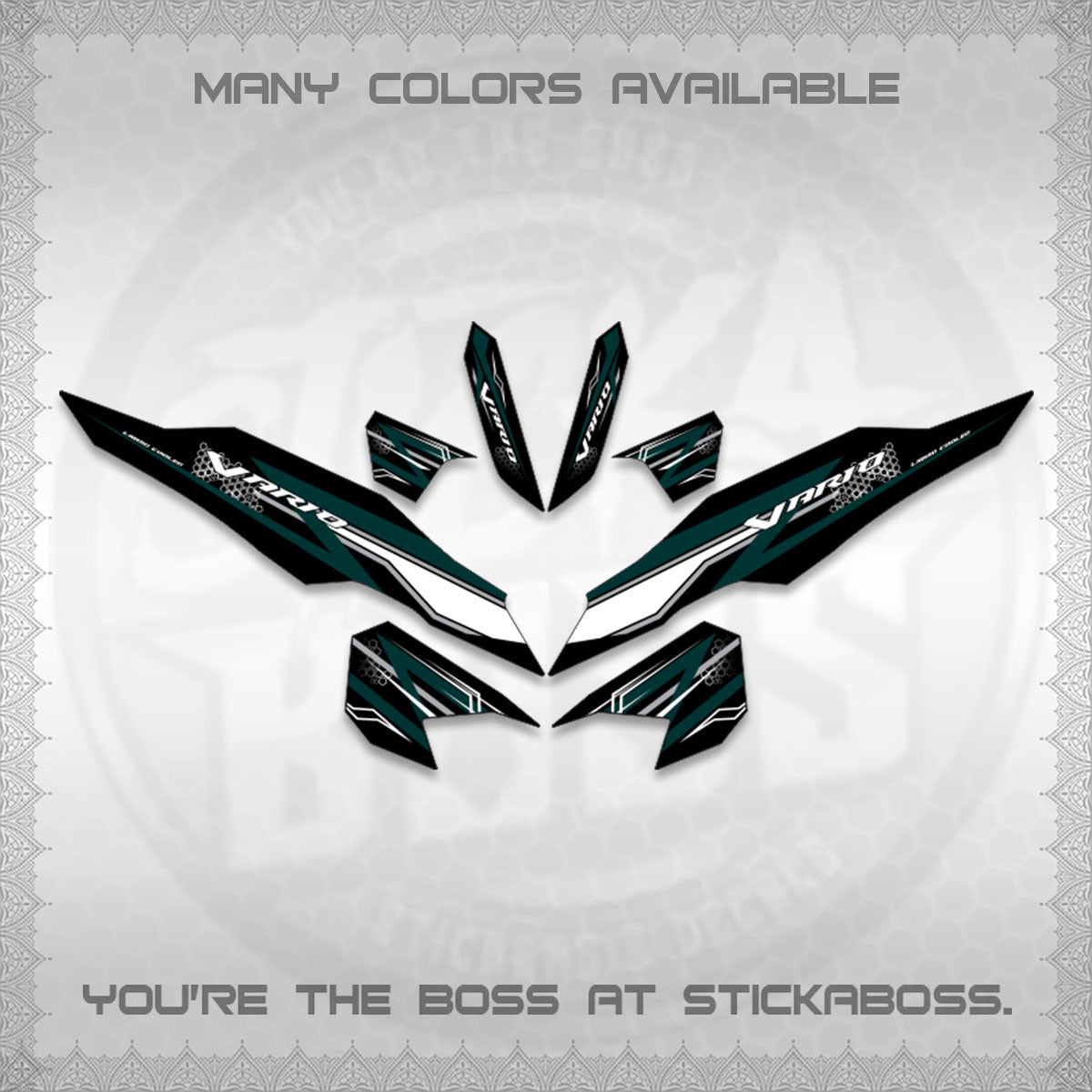 CLICK 125 V3 INDO-MALAY VARIO DECALS (2026 CODE1 DESIGN)STICKER DECALS By STICKABOSS