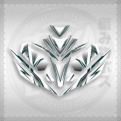 STICKER DECALS for MIO 4 (MIRGADEFOWH) By STICKABOSS (SOFIE LAMINATED WATERPROOF)