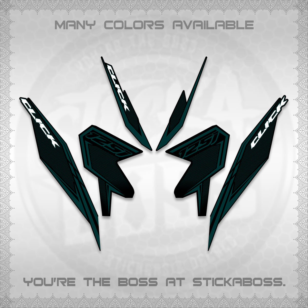 CLICK 125 V3 DECALS (2026 LINE UP DESIGN) STICKER KITS By STICKABOSS