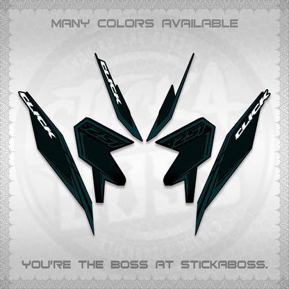 CLICK 125 V3 DECALS (2026 LINE UP DESIGN) STICKER KITS By STICKABOSS