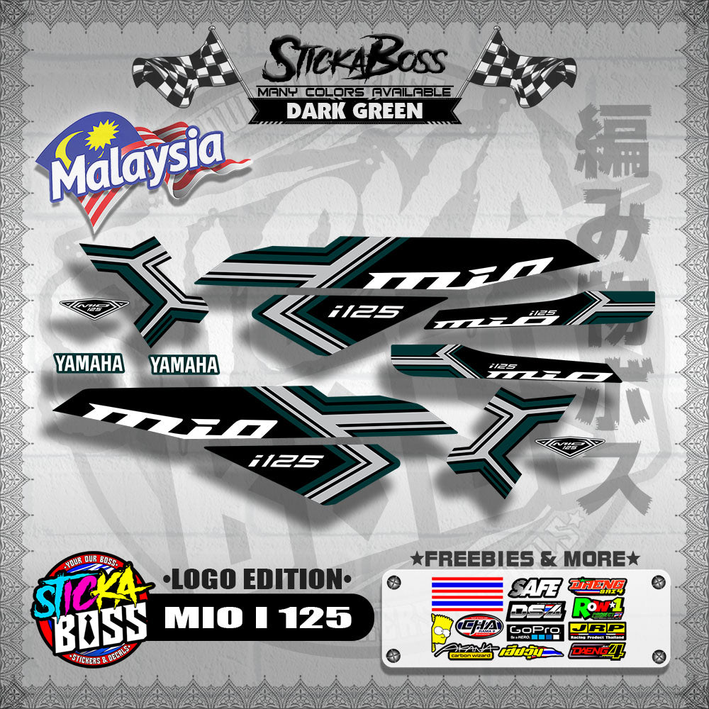 MIO I 125 MALAYSIAN DECALS ( LOGO EDITION )【WITH FREEBIES】