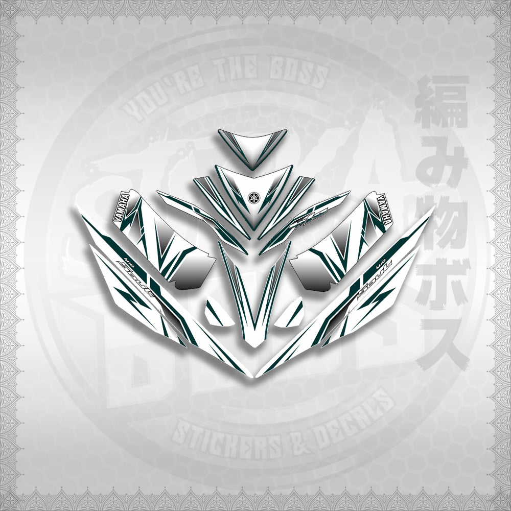 STICKER DECALS for MIO 4 (MIRGADEFOWH) By STICKABOSS (SOFIE LAMINATED WATERPROOF)