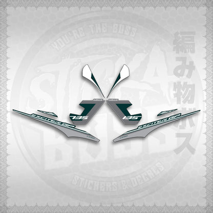 STICKER DECALS for SNIPER 135 MX(S13525EXGP)By STICKABOSS (SOFIE LAMINATED WATERPROOF)