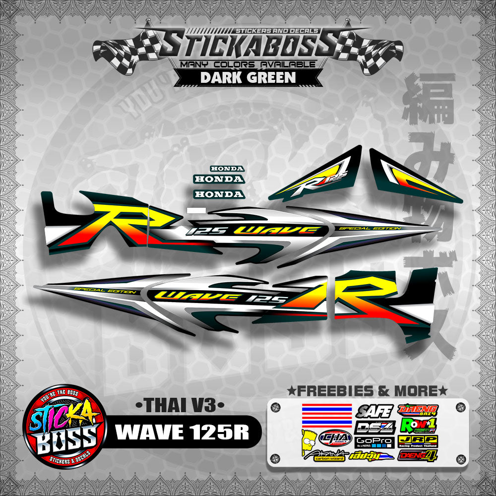 HONDA WAVE 125 R ( THAI V3 ) 【WITH FREEBIES】