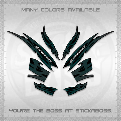 CLICK 125 V2 INDO STRIPING DECALS (2026 NUSANTARA MOTIF) STICKER DECALS By STICKABOSS