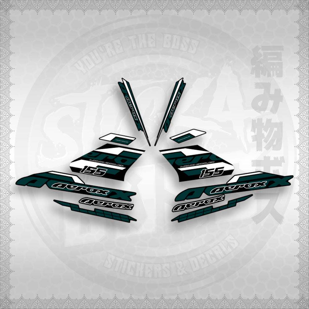 AEROX 155 V1 THAI CONCEPT ( NITRO EDGE ) STICKER DECALS By STICKABOSS