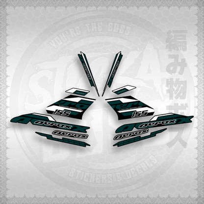 AEROX 155 V1 THAI CONCEPT ( NITRO EDGE ) STICKER DECALS By STICKABOSS