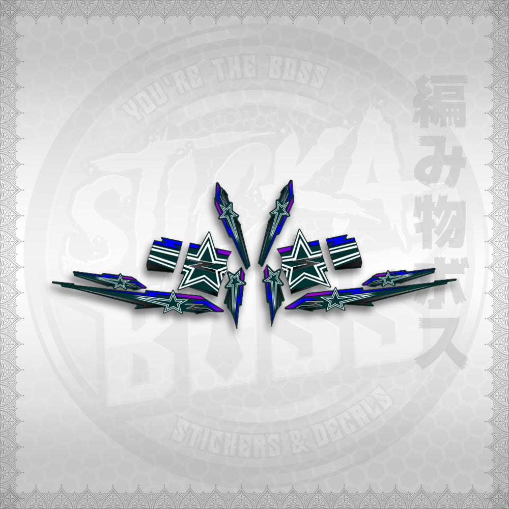 STICKER DECALS for AEROX 155 V2 MALAYSIAN (AV2NESTMO01) By STICKABOSS (SOFIE LAMINATED WATERPROOF)