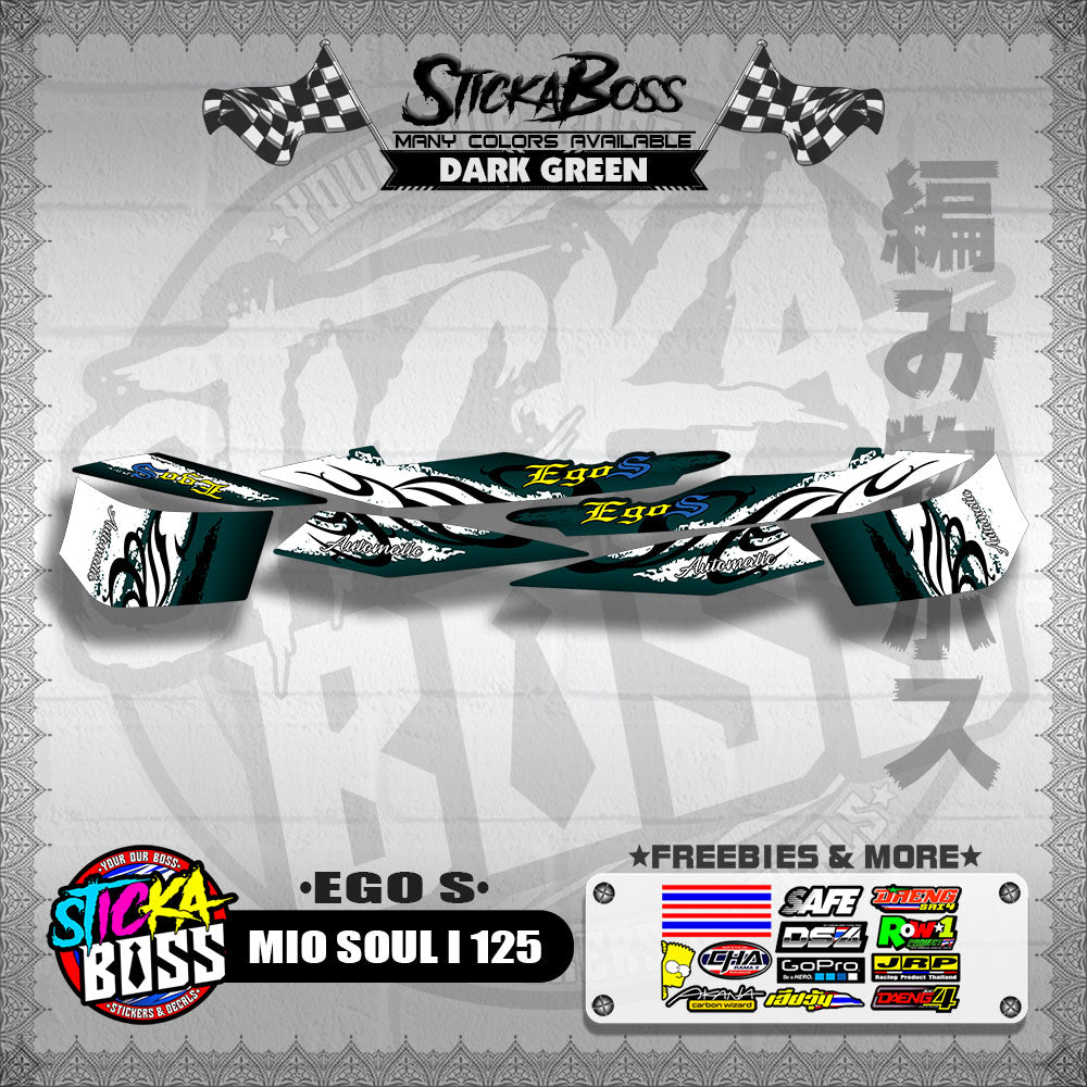 MIO SOUL I 125 DECALS ( EGO S )【WITH FREEBIES】