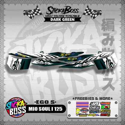 MIO SOUL I 125 DECALS ( EGO S )【WITH FREEBIES】