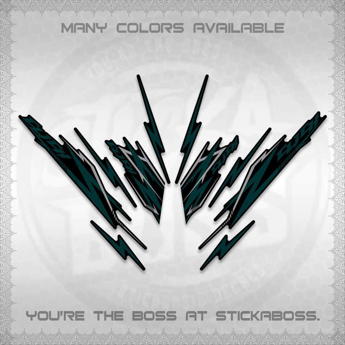 CLICK 125 V2 INDO DECALS (2024 CL 00-A8 STYLE) STICKER KITS By STICKABOSS