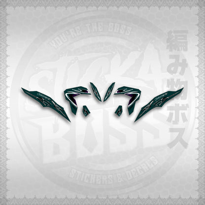 STICKER DECALS for CLICK 125 V3 (CV325LENEMOHO) By STICKABOSS (SOFIE LAMINATED WATERPROOF)