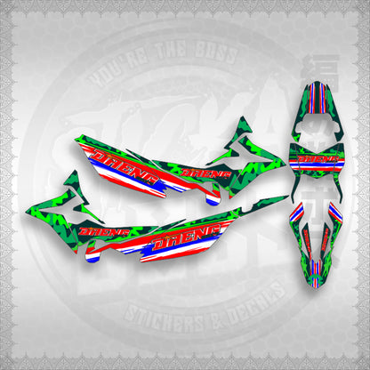 STICKER DECALS FOR XRM 125 FI FULL DECALS (X125FARDASA) By STICKABOSS (SOFIE LAMINATED WATERPROOF)