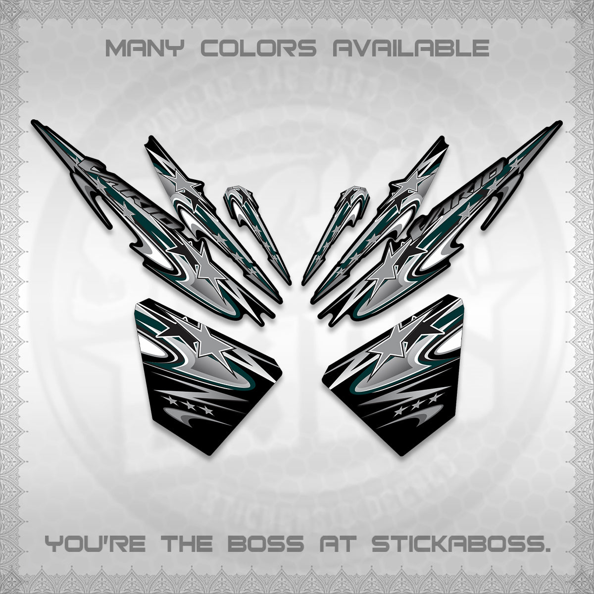 CLICK V1 VARIO DECALS (2026 RISING STAR DESIGN) STICKER DECALS By STICKABOSS (Copy) (Copy) (Copy) (Copy) (Copy) (Copy) (Copy)