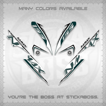 NMAX V1 THAI FOR WHITE DECALS (2020 DESIGN) STICKER DECALS By STICKABOSS