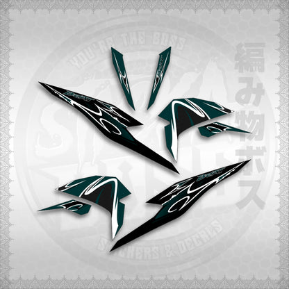 STICKER DECALS for BEAT FI V3 (BV325LENEMOHO) By STICKABOSS (SOFIE LAMINATED WATERPROOF)