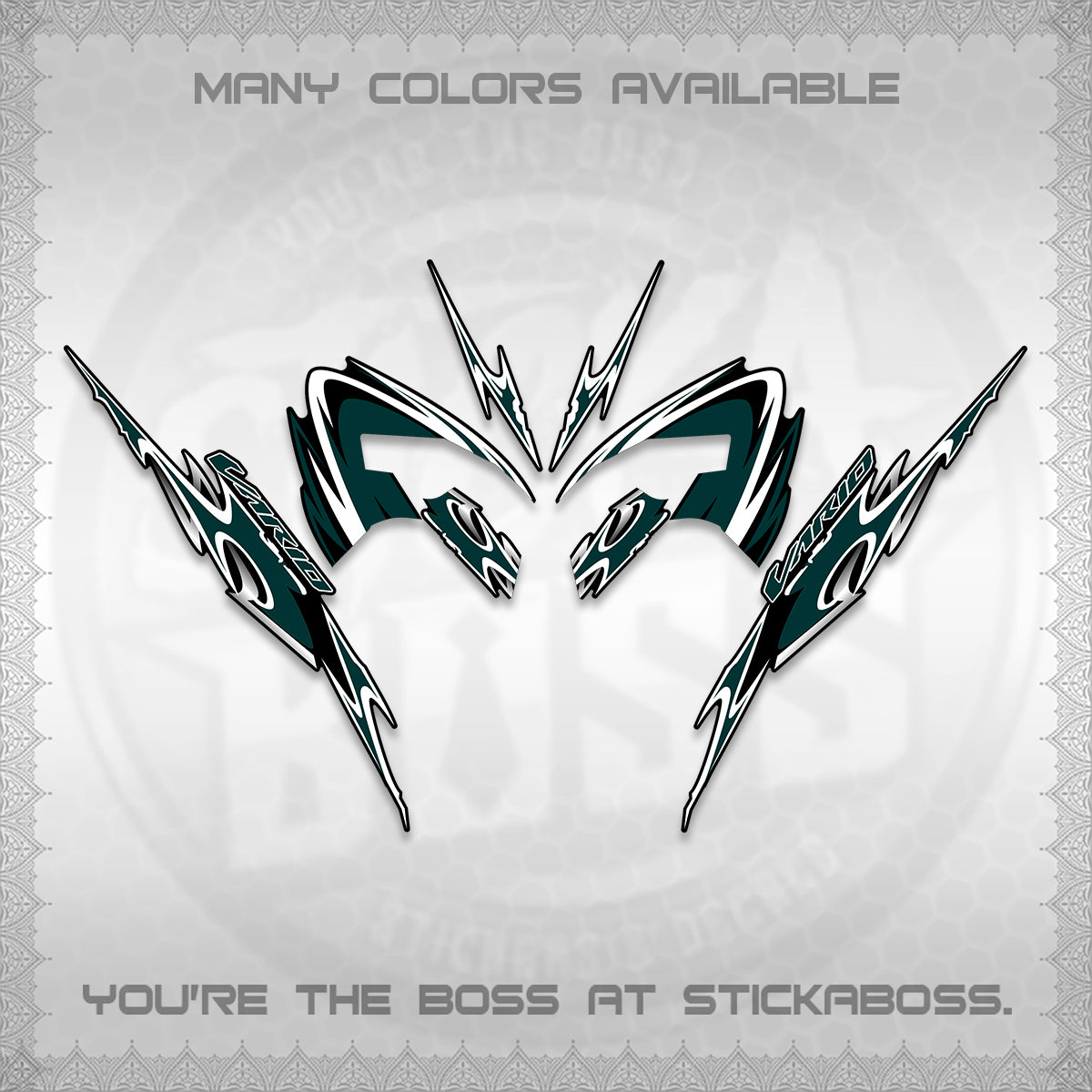 CLICK 125 V3 VARIO STRIPING DECALS (2026 NEW LED DESIGN) STICKER KITS By STICKABOSS