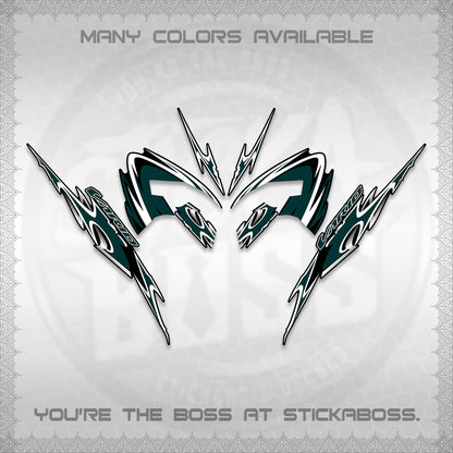 CLICK 125 V3 VARIO STRIPING DECALS (2026 NEW LED DESIGN) STICKER KITS By STICKABOSS