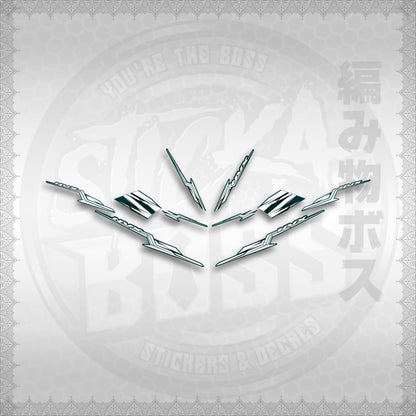 STICKER DECALS for AEROX 155 V1 THAI (AV1STOLTHST) By STICKABOSS (SOFIE LAMINATED WATERP