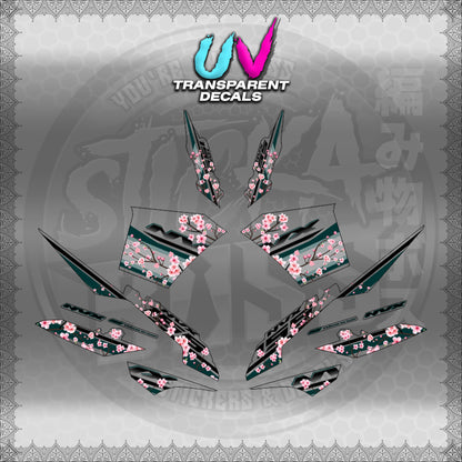 【PREMIUM UV PRINT】TRANSPARENT AEROX V3 ALPHA TURBO INDO-MALAYSIAN (AV3SAIN)【WITH FREEBIES】