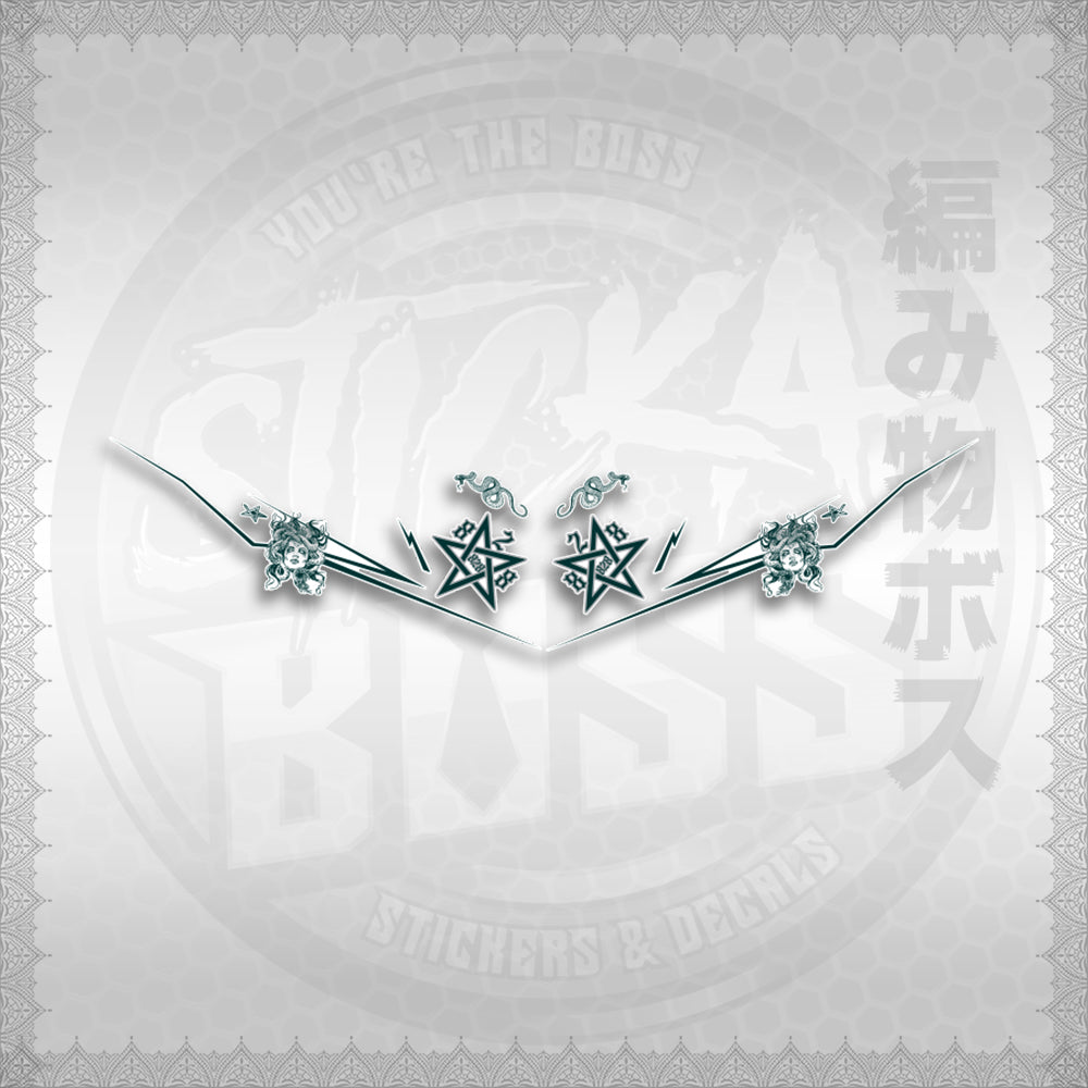 STICKER DECALS for ADV 160 (A160MESN) By STICKABOSS (SOFIE LAMINATED WATERPROOF) (Copy)