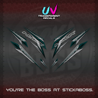 NMAX V2 UV TRANSPARENT DECALS (2024 NM 00-A1 STYLE) STICKER DECALS By STICKABOSS