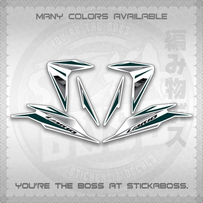 CLICK 125 V3 INDO CONCEPT ( FOR WHITE SLASH BLADE VARIO ) STICKER DECALS By STICKABOSS