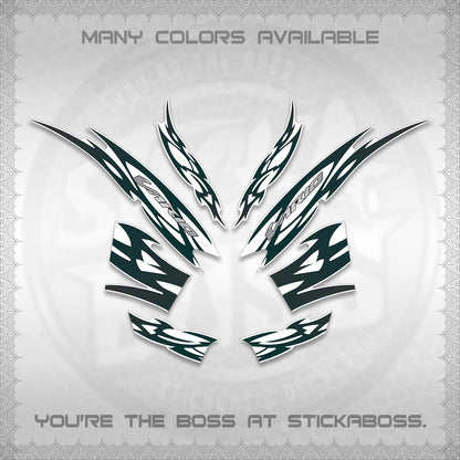 CLICK 125 V2 INDO STRIPING FOR WHITE DECALS (2026 NUSANTARA MOTIF) STICKER DECALS By STICKABOSS