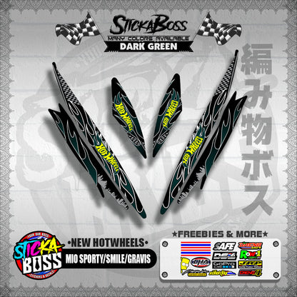 MIO SPORTY / SMILE / GRAVIS DECALS ( NEW HOTWHEELS )