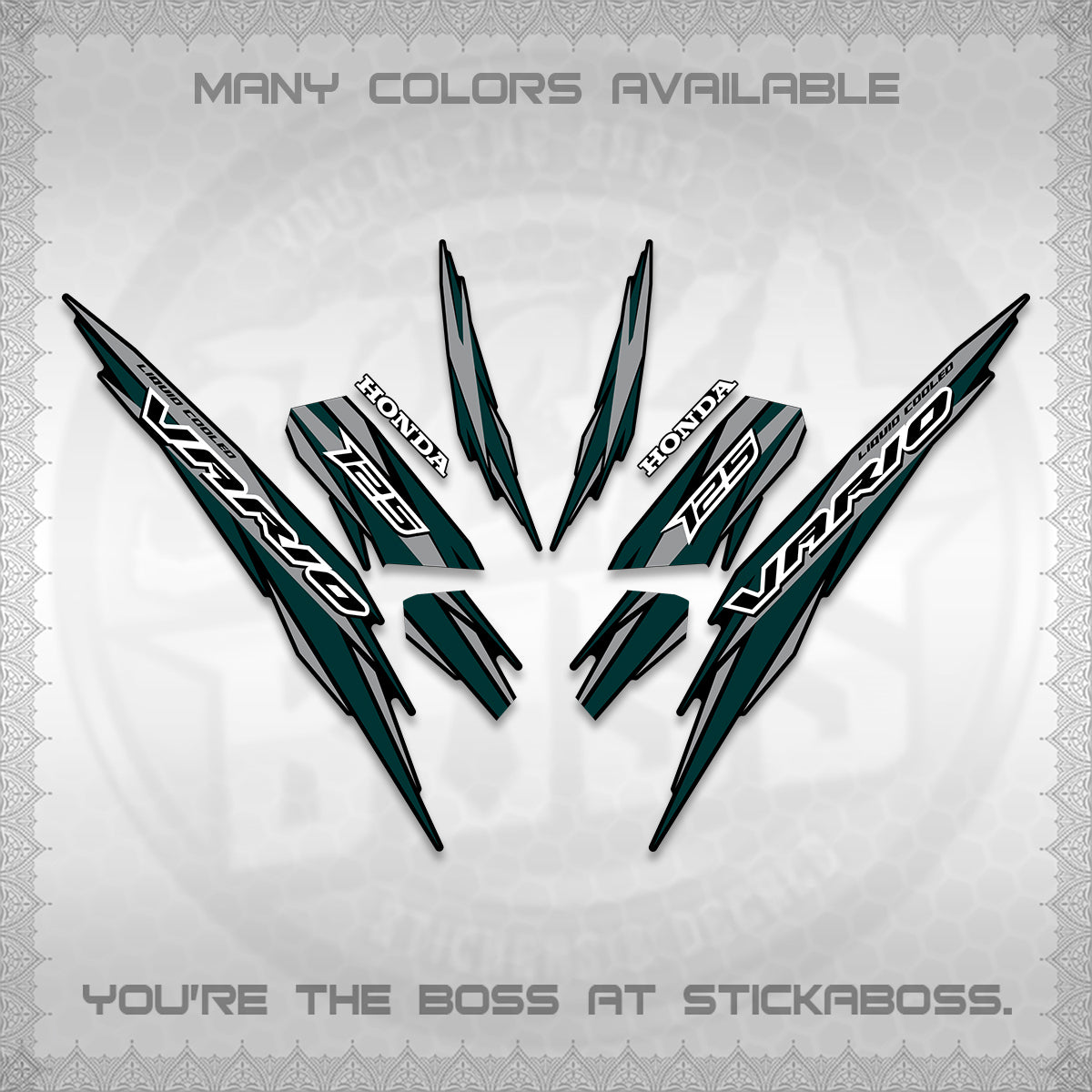 CLICK 125 V3 INDO DECALS (2024 SV 22-A1 STYLE) STICKER KITS By STICKABOSS