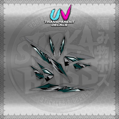 STICKER DECALS for BEAT 110 V2 (INMAUVTRSTMODE) By STICKABOSS (SOFIE LAMINATED WATERPROOF)