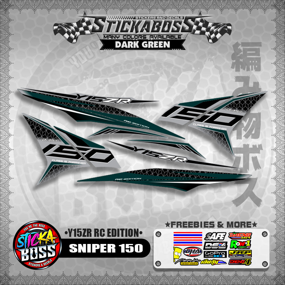SNIPER 150 STICKER DECALS ( Y15ZR RC EDITION )【WITH FREEBIES】