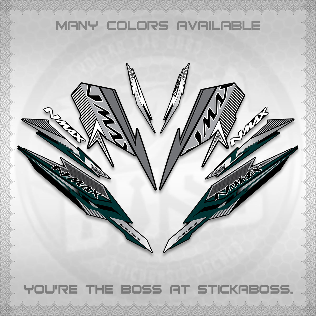 NMAX V2 DECALS (2026 VARIO STYLE) STICKER DECALS By STICKABOSS