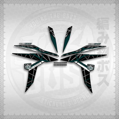 STICKER DECALS for SNIPER 155 MALAYSIAN (S155MICIY16) By STICKABOSS (SOFIE LAMINATED WATERPROOF)