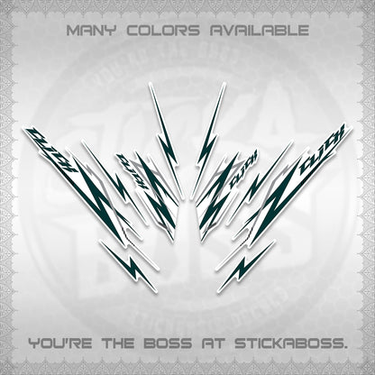 CLICK 125 V2 INDO FOR WHITE DECALS (2024 CL 00-A8 STYLE) STICKER KITS By STICKABOSS
