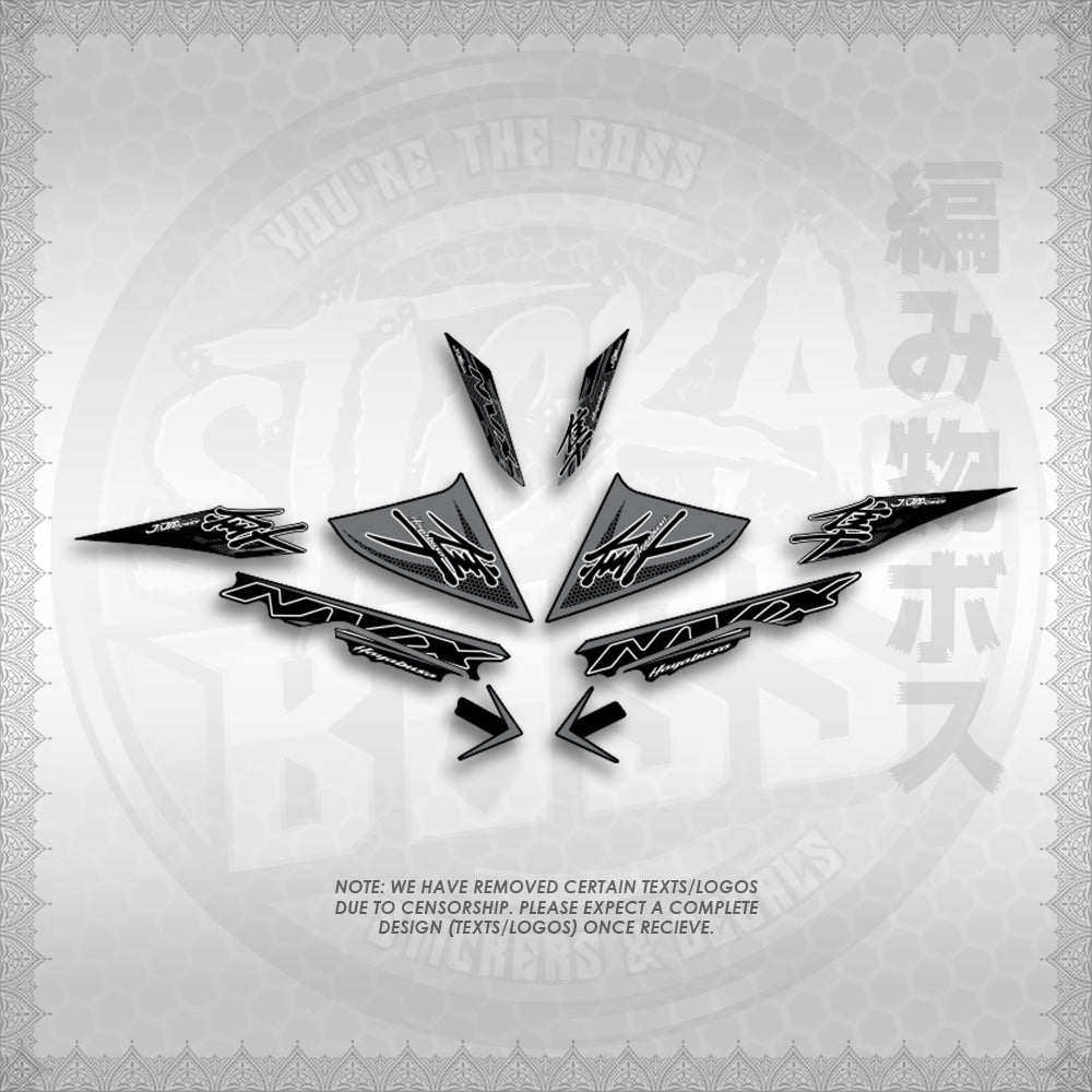 STICKER DECALS for AEROX V3 ALPHA TURBO (AV3HAHO) By STICKABOSS (SOFIE LAMINATED WATERPROOF)
