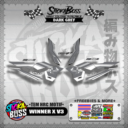 WINNER X V3 DECALS ( TEM HRC MOTIF )【WITH FREEBIES】