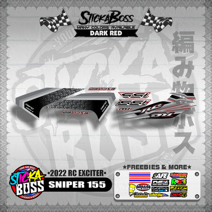 SNIPER 155 DECALS ( 2022 RC EXCITER )【WITH FREEBIES】